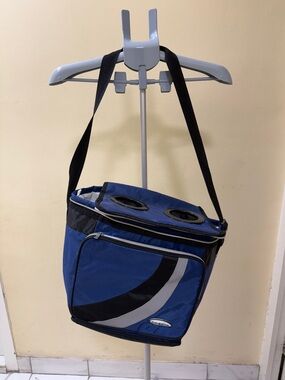 Blue Shoulder Cooler Bag